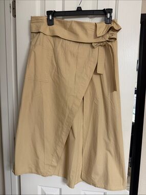 Insprd by Tezza Khaki Skirt. 100% cotton . NEW with tags